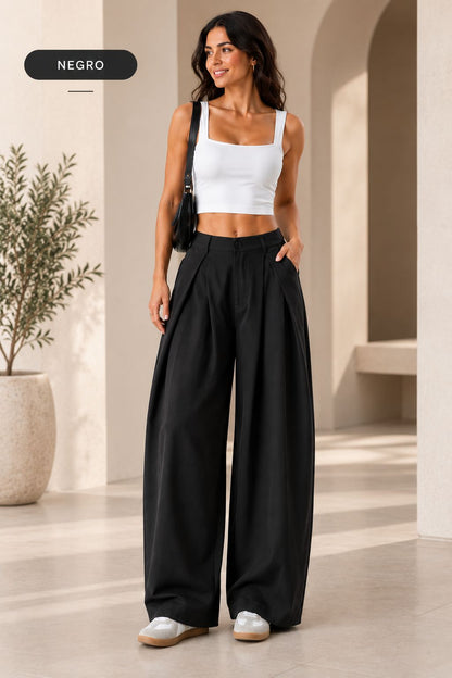 🌟🖤Pantalón Palazzo Naty™ | Elegancia y Comodidad ✨